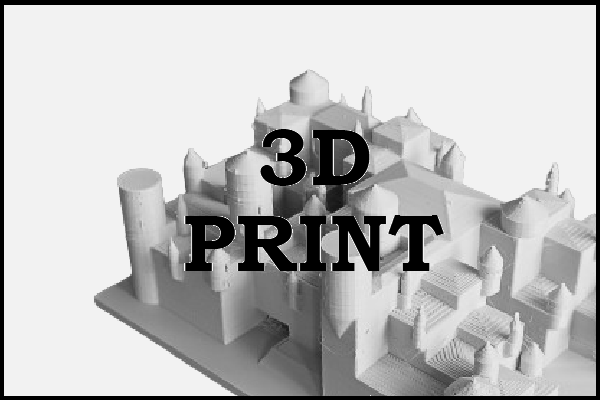 Hogwarts Castle 3D Print by LukeGki
